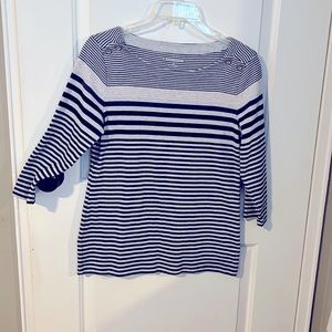 Stripped long sleeve tee